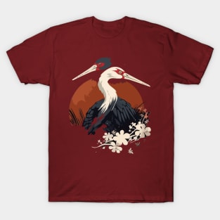 Japanese Crane Tsuru T-Shirt